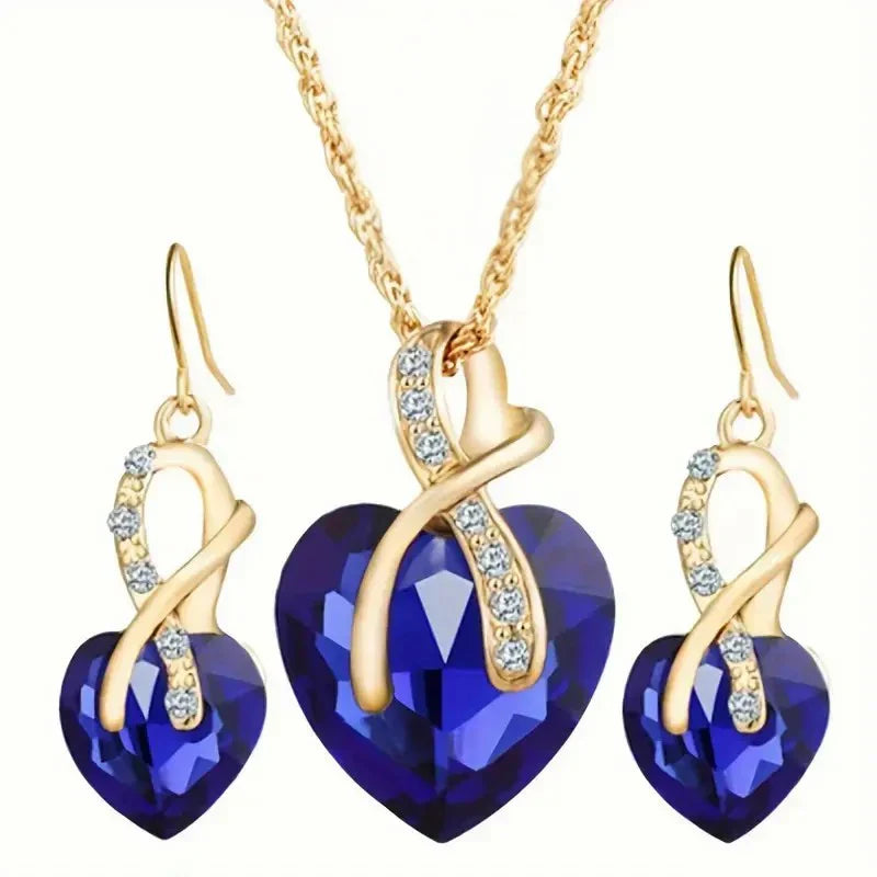Lunareth Sylviora Gold Jewelry Set