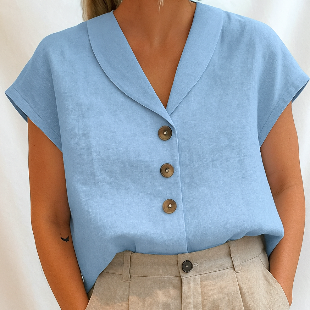 Lois™ - BLOUSE UNIE ÉLÉGANTE