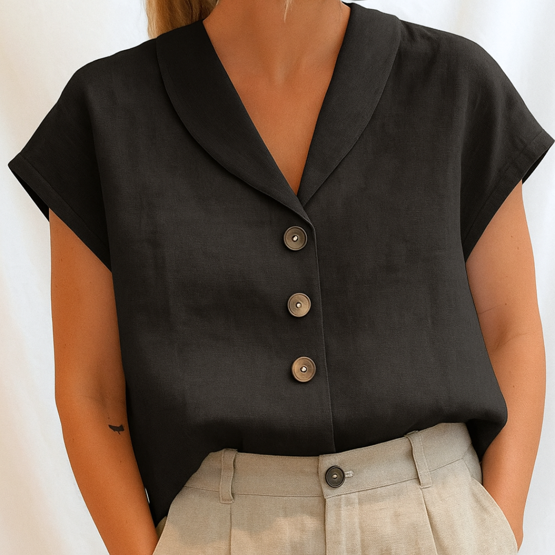 Lois™ - BLOUSE UNIE ÉLÉGANTE