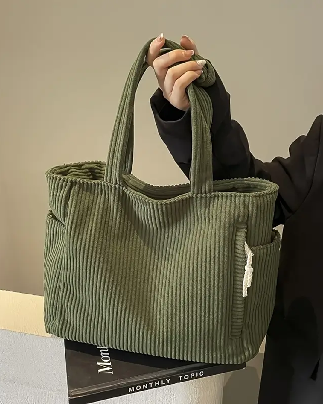 Tilda™ - SAC TOTE RAYÉ AVEC DÉTAIL EN CORDON