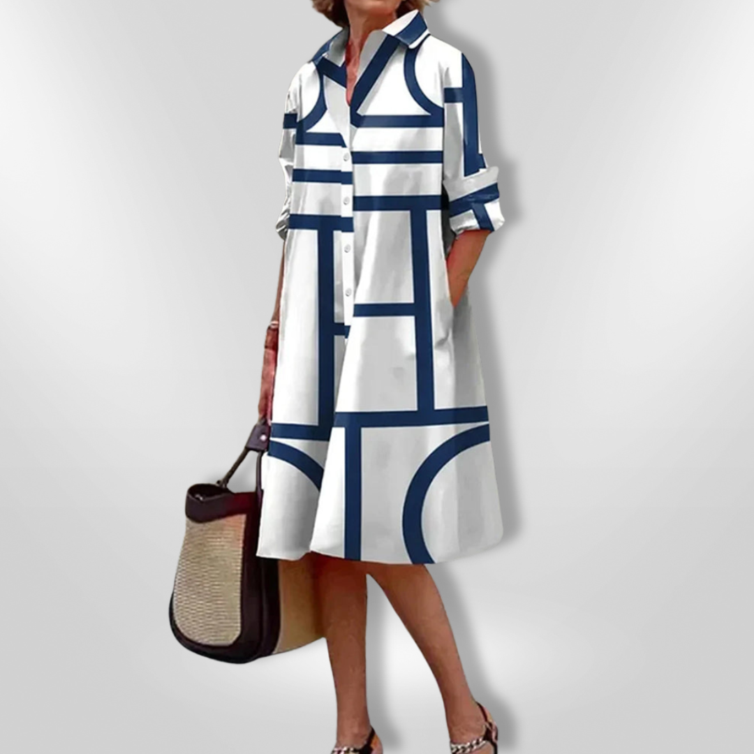 Henny™ - ROBE MI-LONGUE AVEC SILHOUETTE ÉLÉGANTE