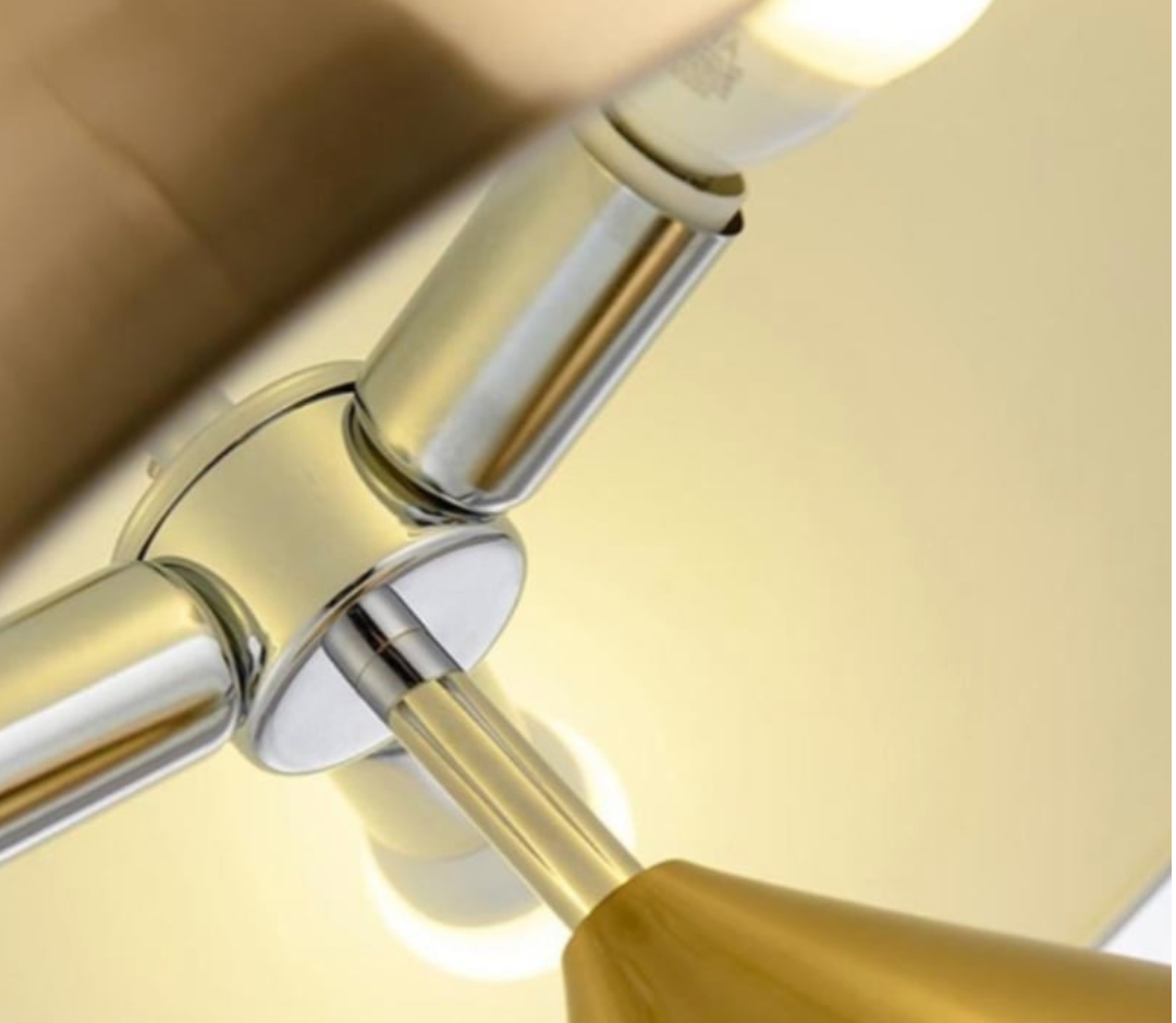 Lampe de Table Champignon Nordique – Lampe de Chevet en Métal Design