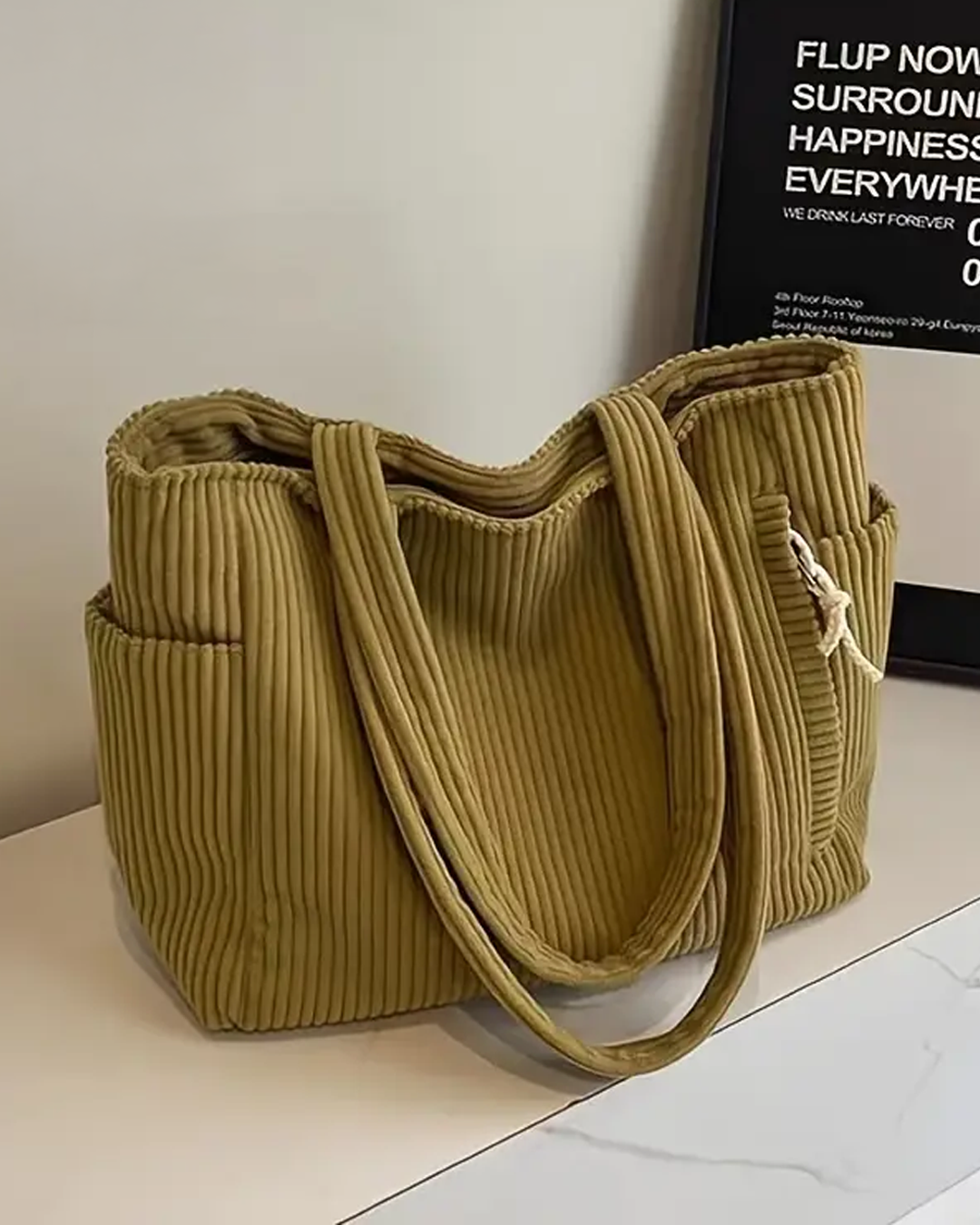 Tilda™ - SAC TOTE RAYÉ AVEC DÉTAIL EN CORDON