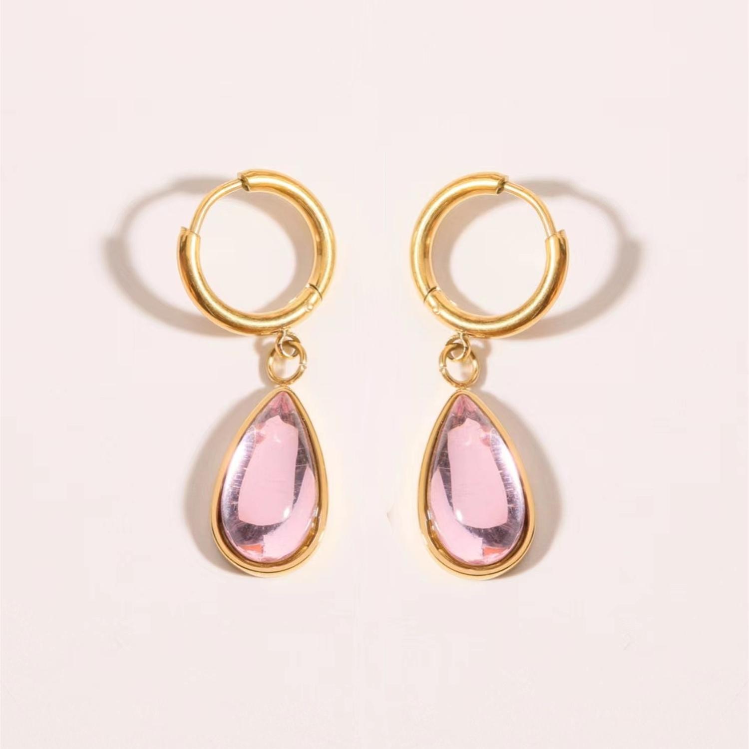 Boucles d'Oreilles en Cristal