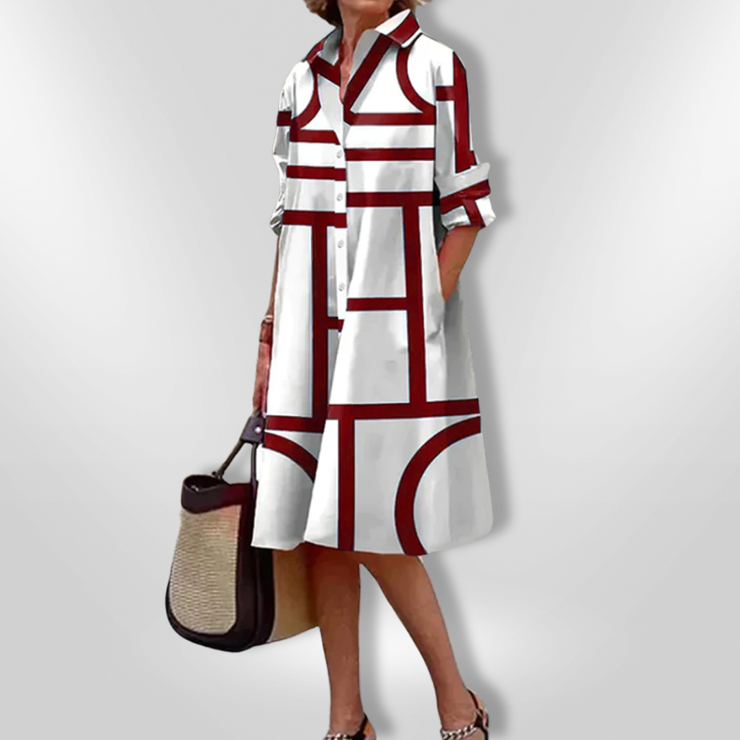 Henny™ - ROBE MI-LONGUE AVEC SILHOUETTE ÉLÉGANTE