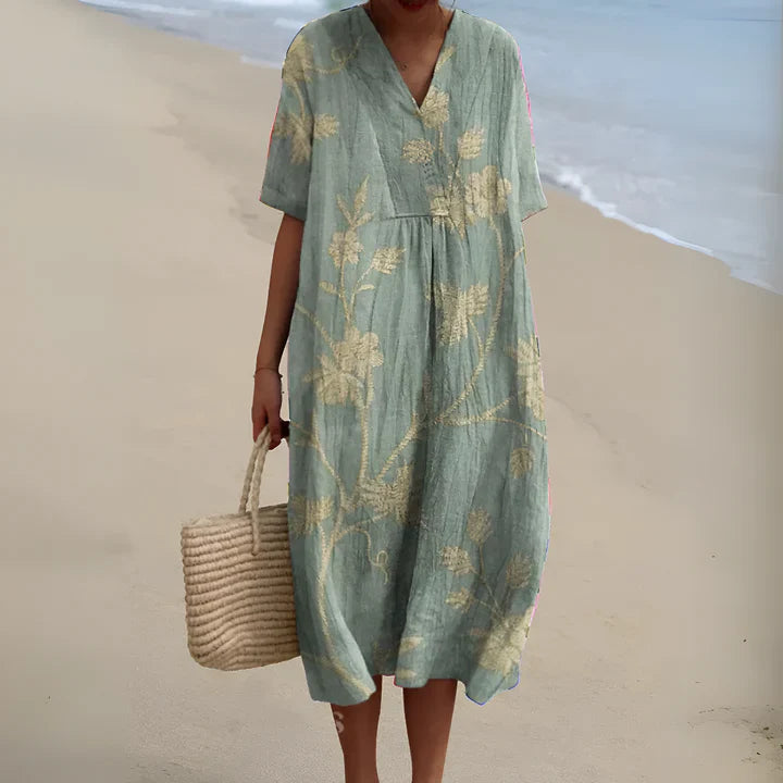 Imelda™ - ROBE GÉOMÉTRIQUE ÉLÉGANTE AVEC UNE SILHOUETTE MODERNE