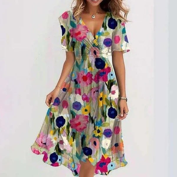 LILY™ - ROBE D'ÉTÉ ÉLÉGANTE AVEC SILHOUETTE FLUIDE