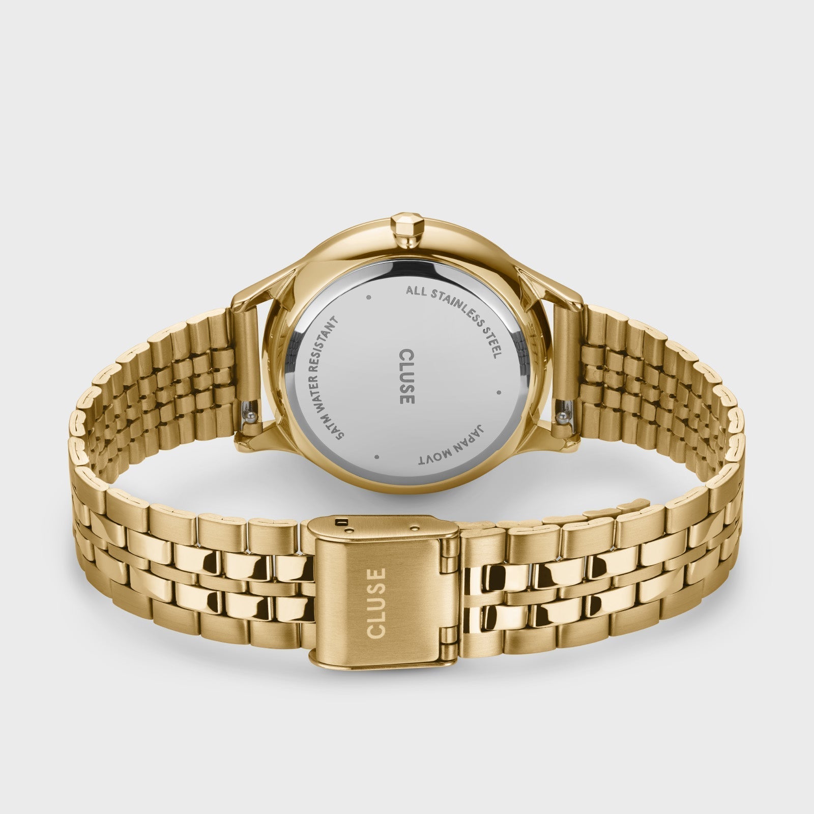 Montre Multifonction Minuit Acier, Vert Sauge, Couleur Or