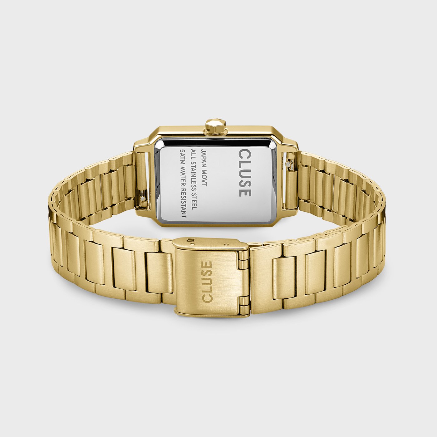 Montre Fluette Acier, Couleur Verte, Or
