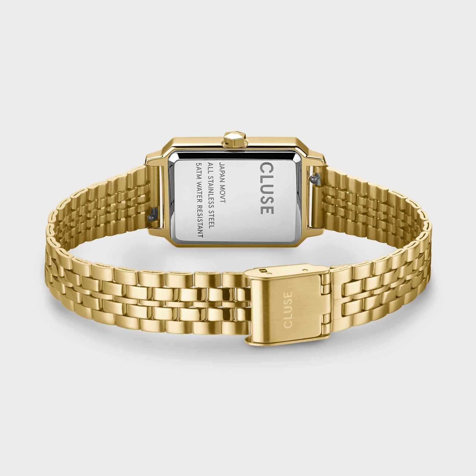Montre Fluette Acier, Texture Sable Couleur Or Plein
