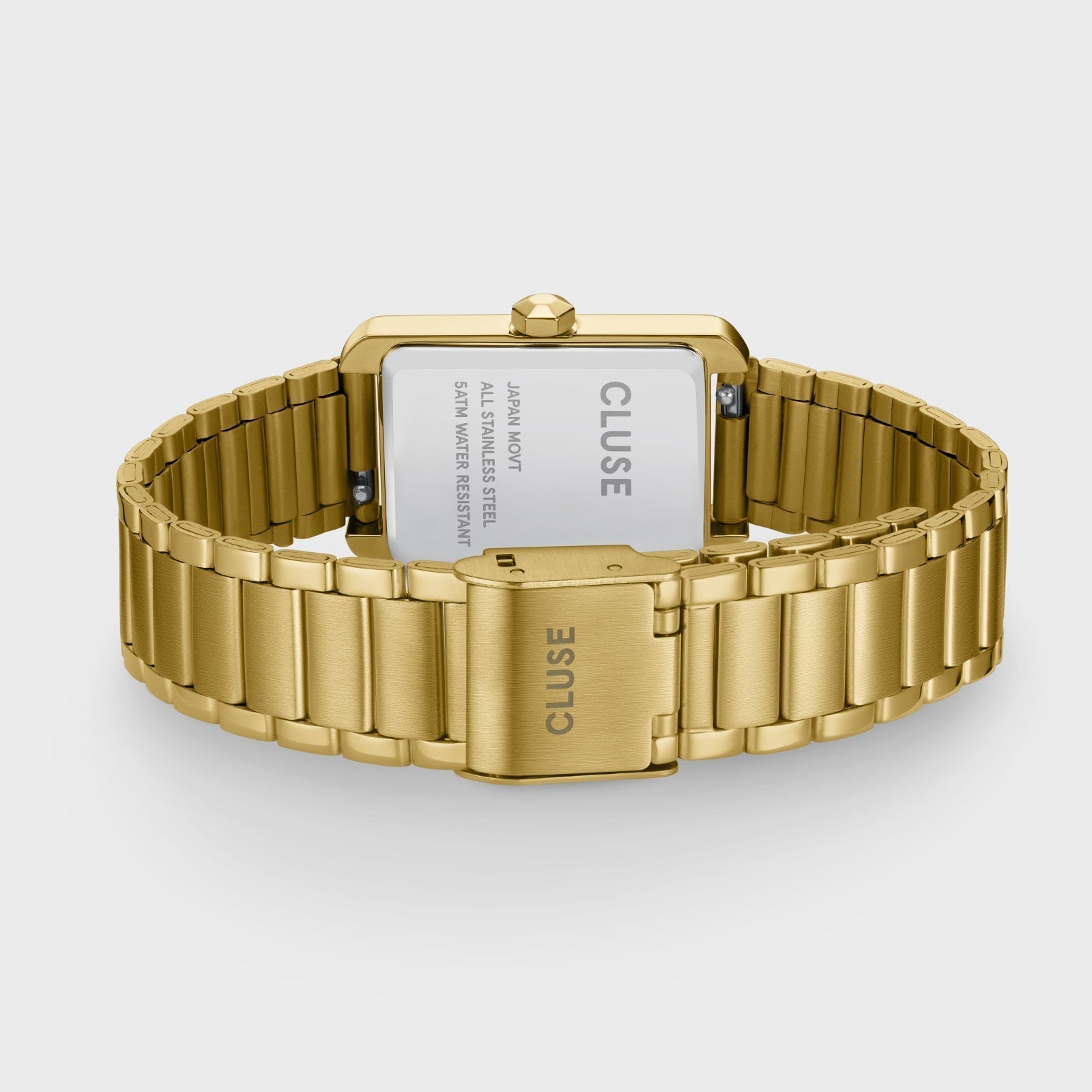 Montre Belisenna en acier, couleur blanche et dorée