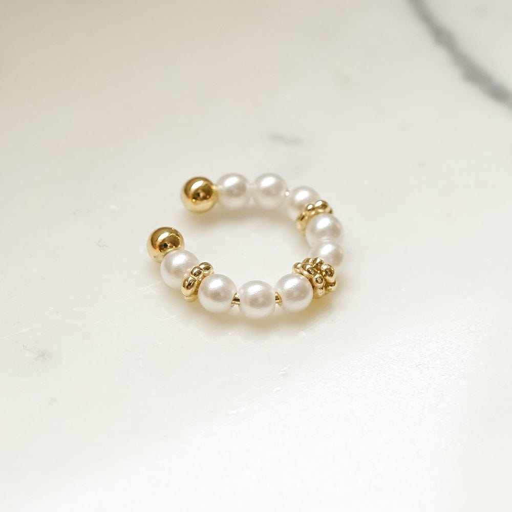 Freshwater Pearl Cuff Earrings