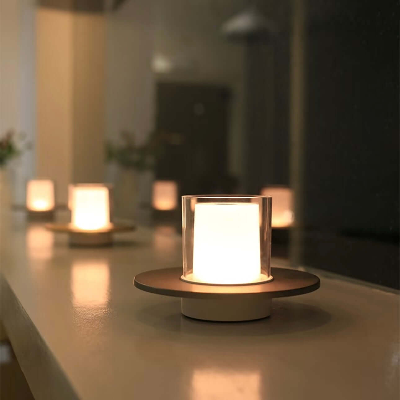 Lampe Bougie Rechargeable – LED Tactile & Gestuelle, Lumière Douce et Amie des Yeux