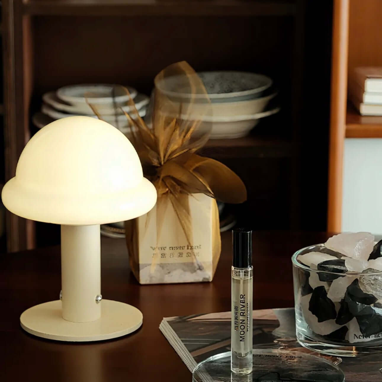 Lampe de Table Candy – LED Tactile, 3 Couleurs, Rechargeable