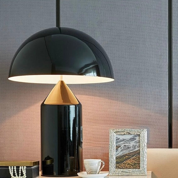 Lampe de Table Champignon Nordique – Lampe de Chevet en Métal Design