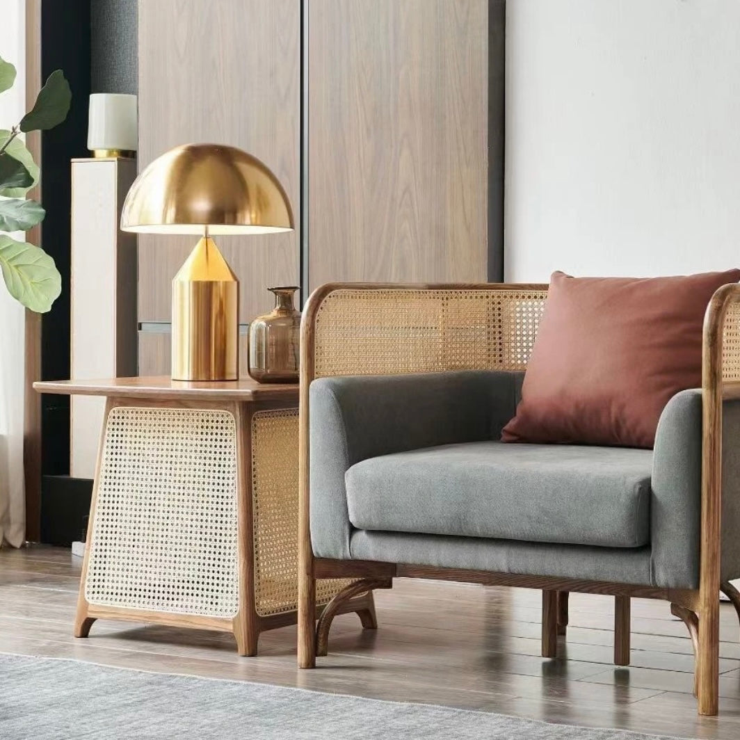 Lampe de Table Champignon Nordique – Lampe de Chevet en Métal Design