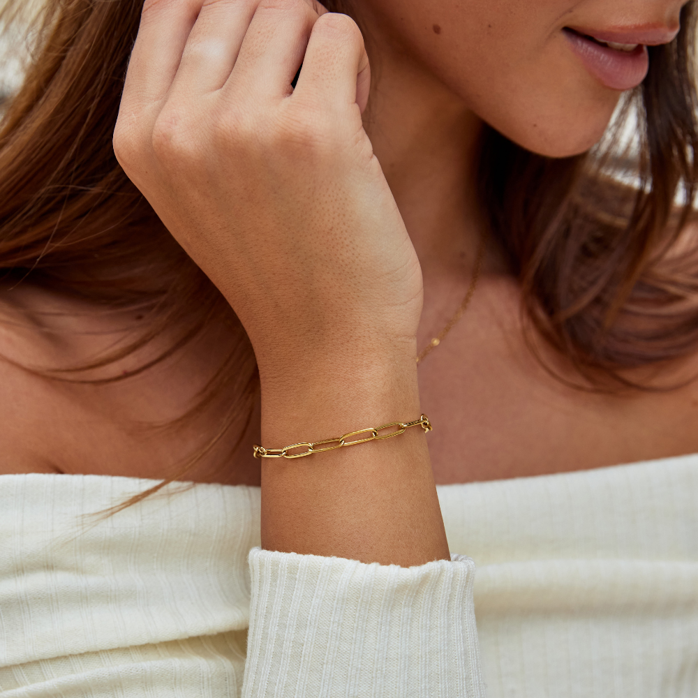 Bracelet Clip Or