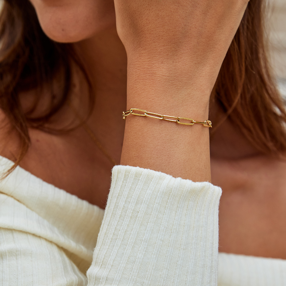 Bracelet Clip Or