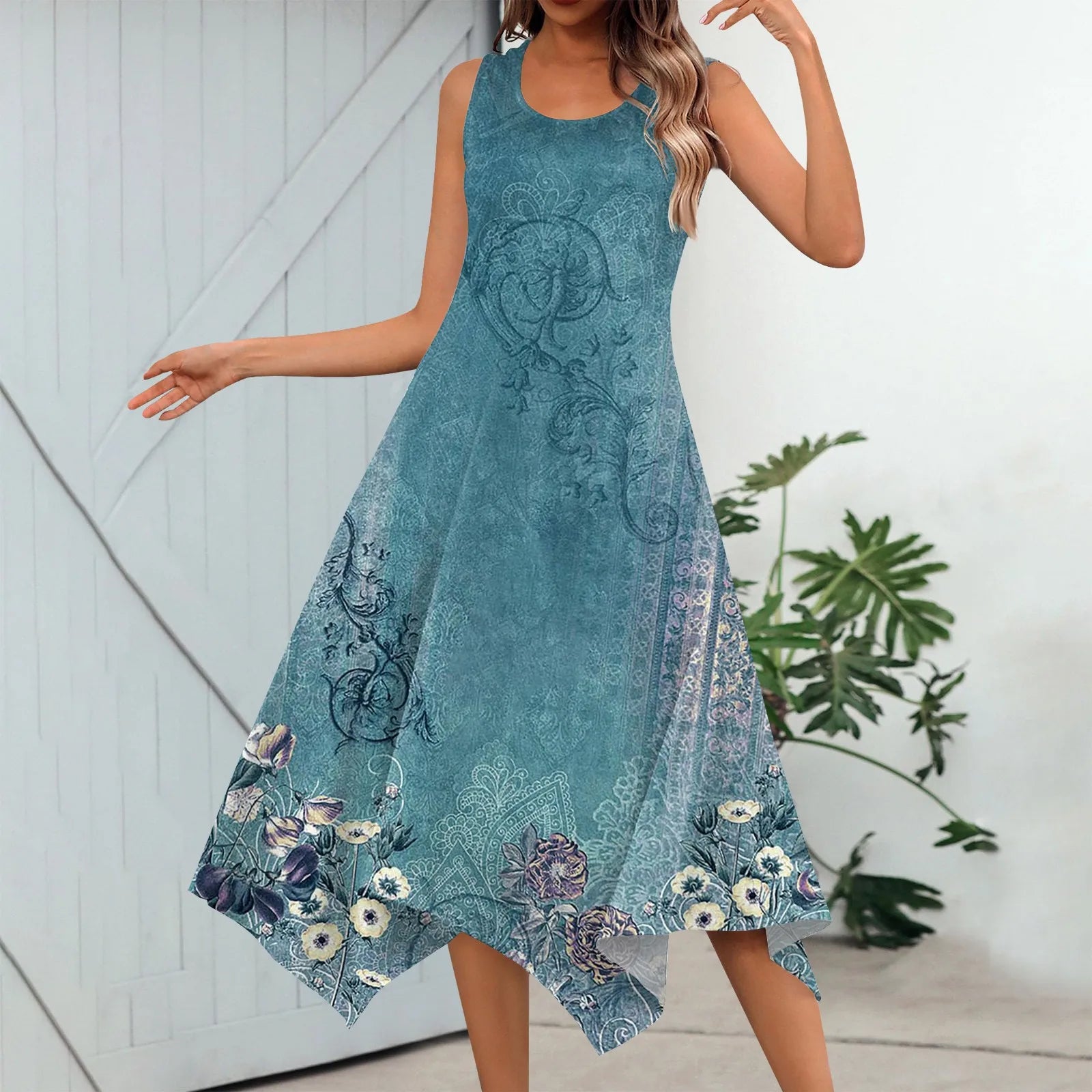 Cavell™ – Robe d'été avec ourlet ludique