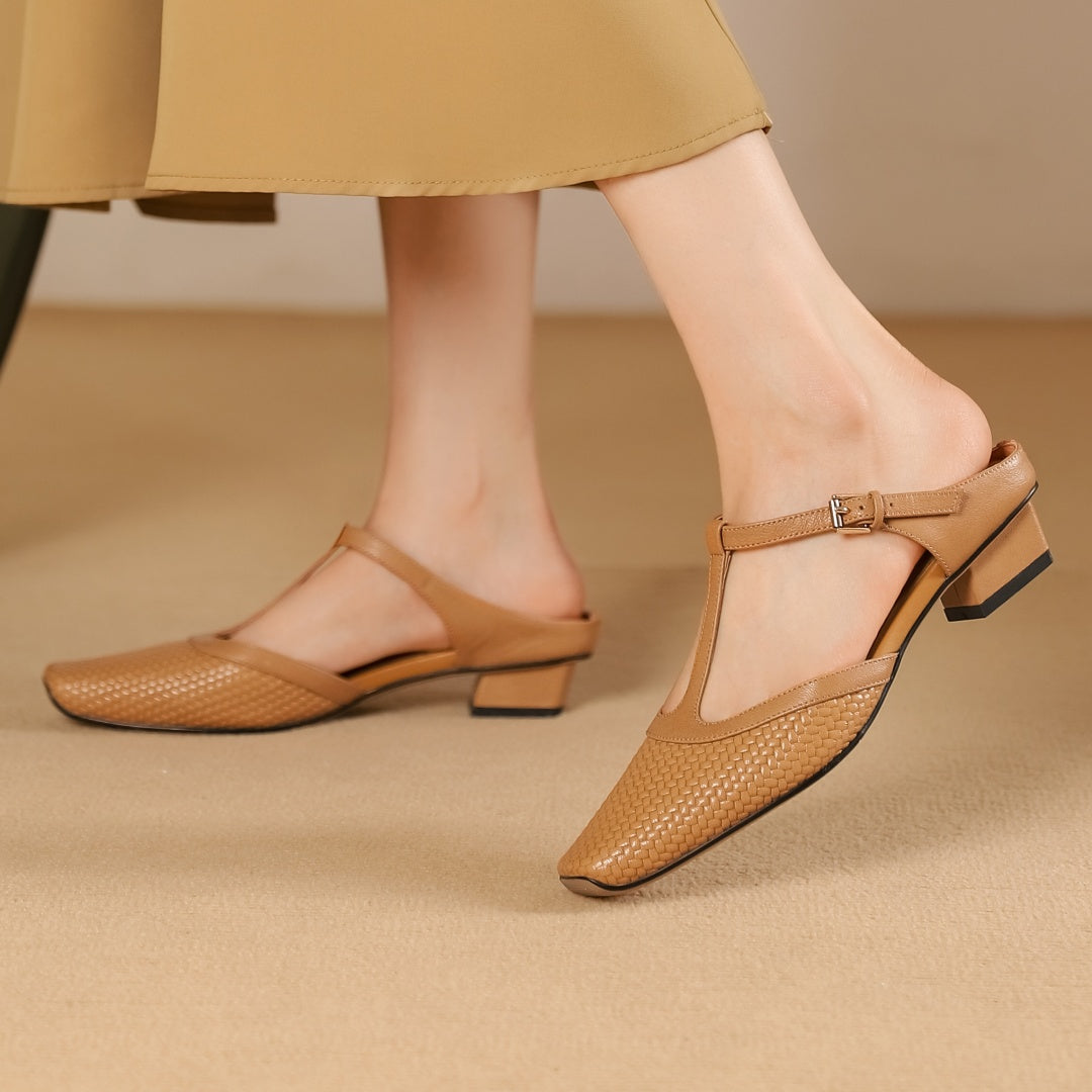 Mules en Cuir Sophia