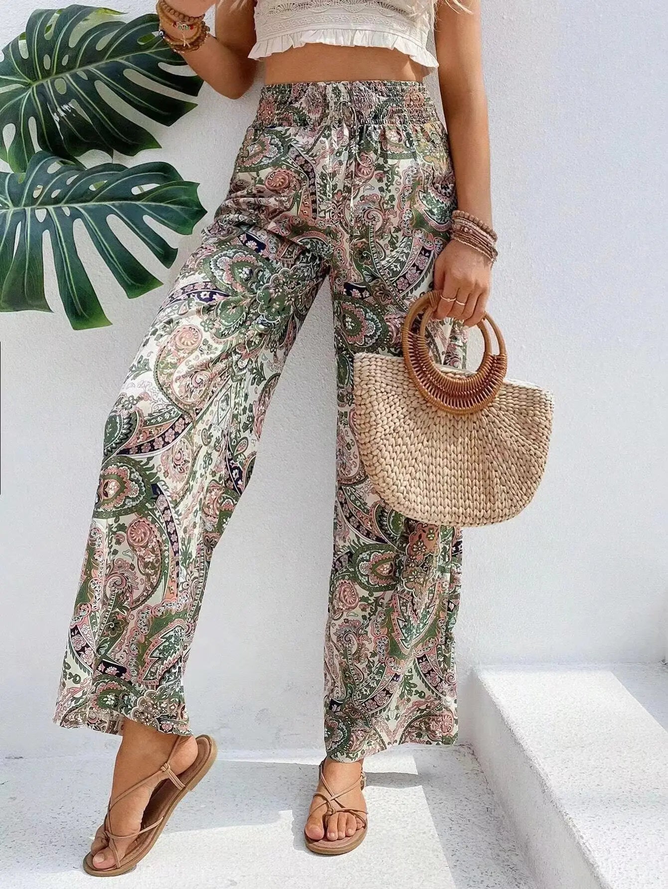Analyn | Pantalon boho ample