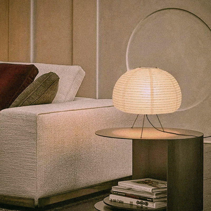 Lampe de Table en Papier de Riz Japonais Nago