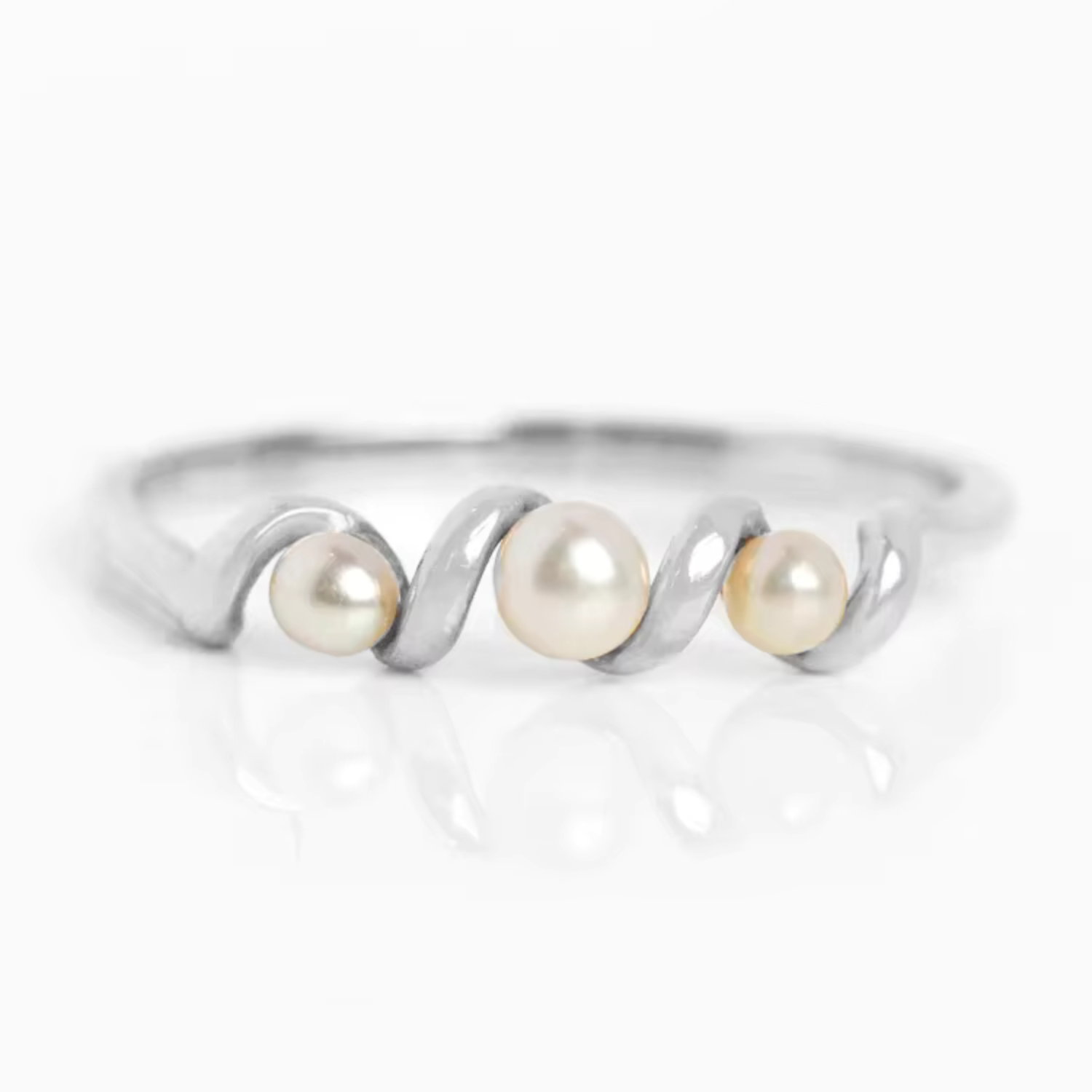 Stacking Freshwater Pearl Ring
