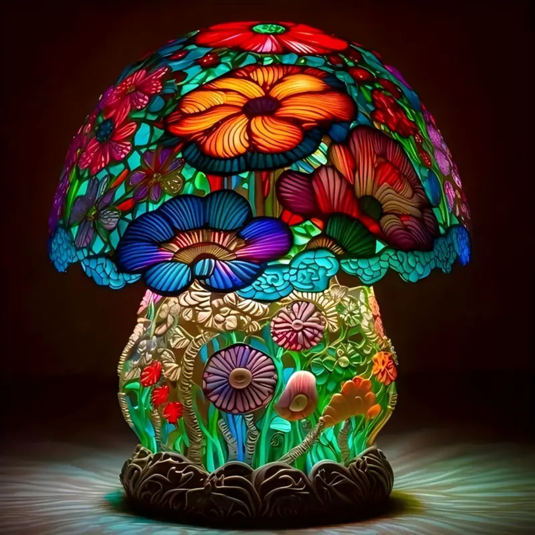 Lampe Champignon en Sablé