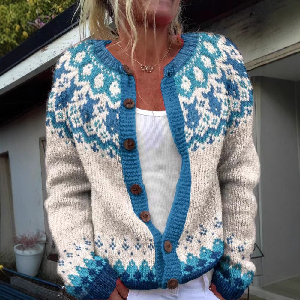 Eva | Vintage Icelandic Handcrafted Cardigan