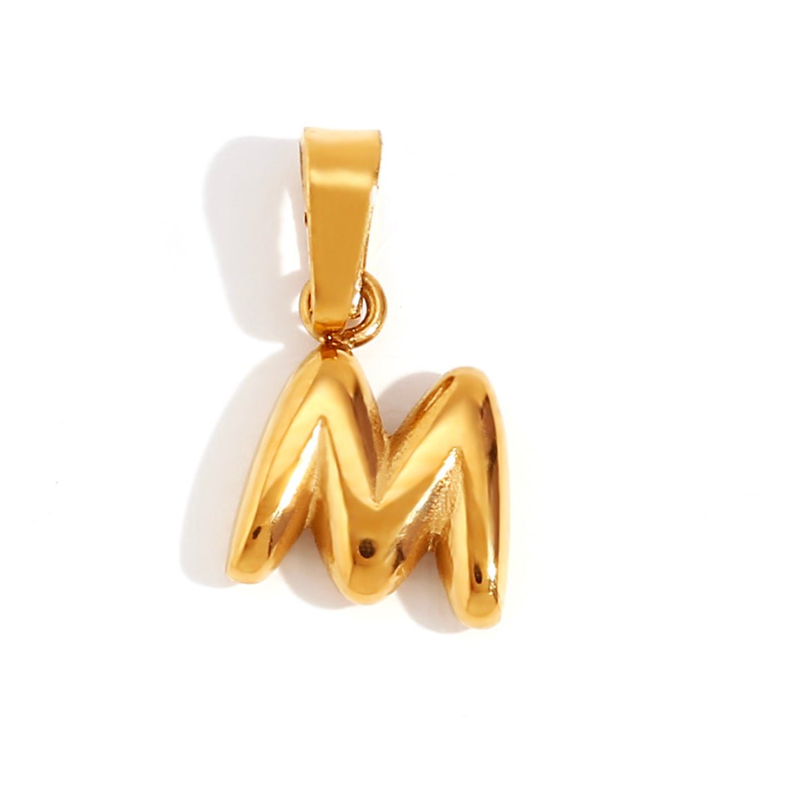 Collier en lettres bulle sophistiqué