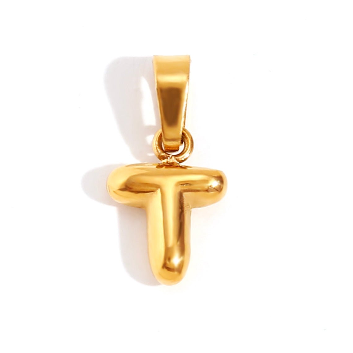 Collier en lettres bulle sophistiqué