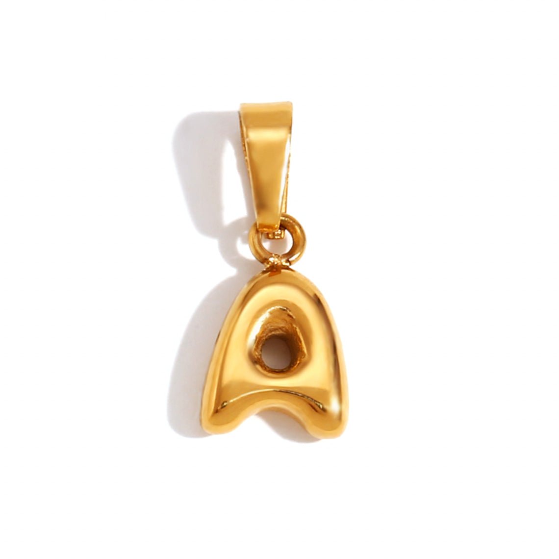 Collier en lettres bulle sophistiqué