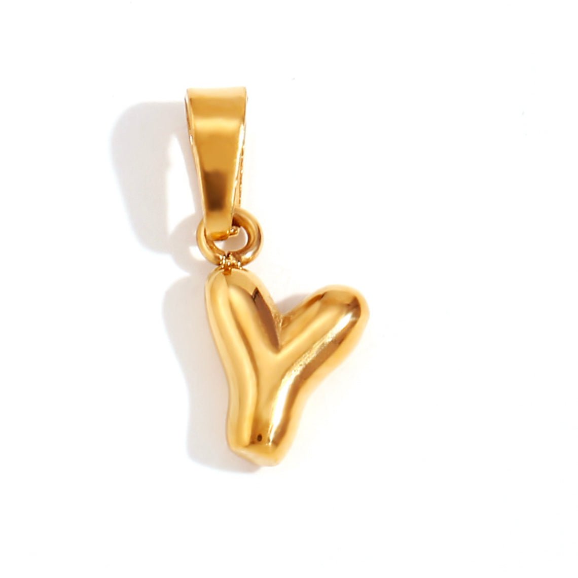 Collier en lettres bulle sophistiqué