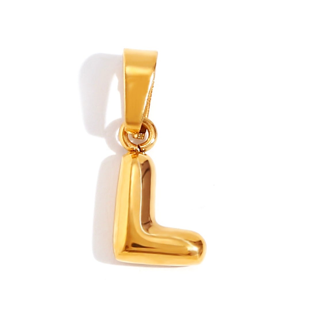 Collier en lettres bulle sophistiqué