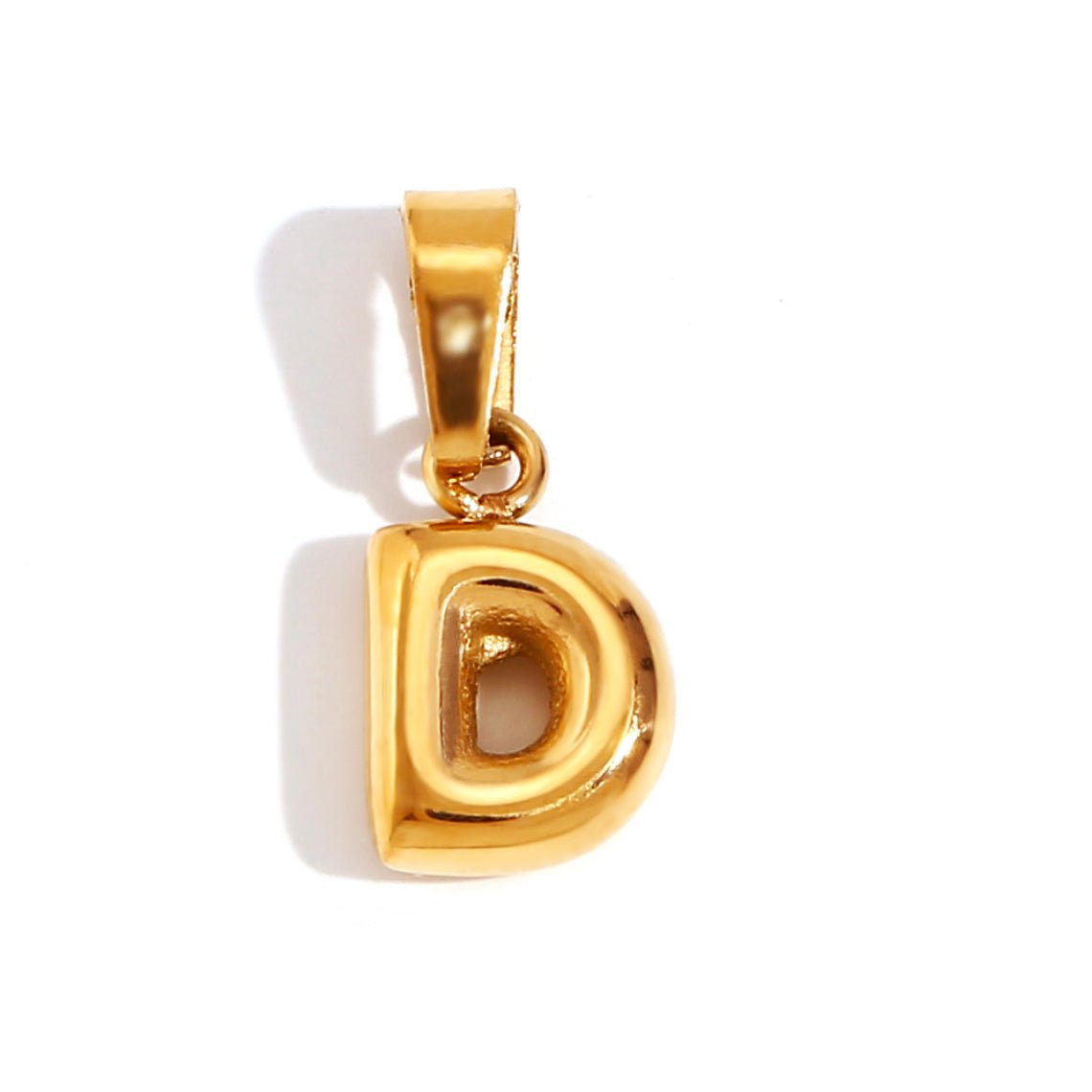 Collier en lettres bulle sophistiqué
