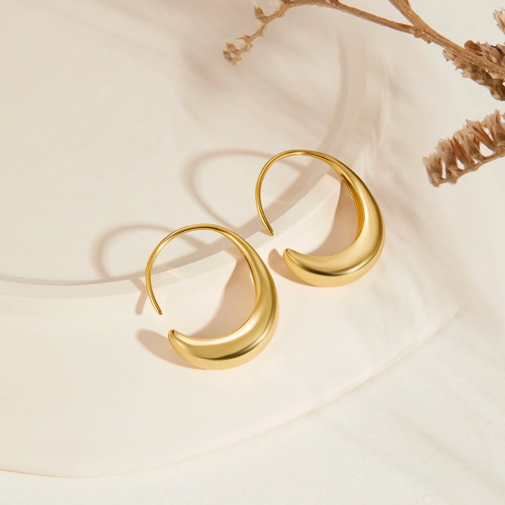 Cina - Boucles d'oreilles en forme de cercle