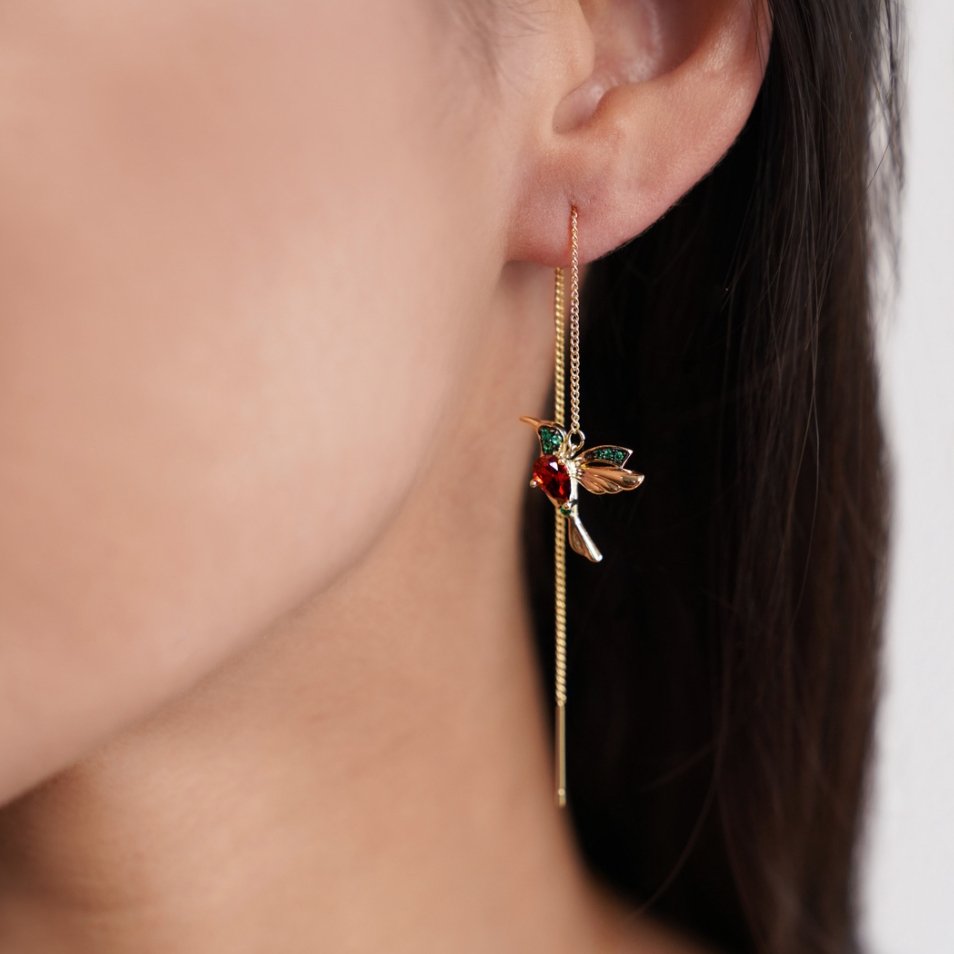 Boucles d'oreilles Hummingbird Chic