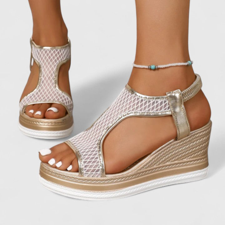 Sylvara | Talons compensés à bride T pour femmes