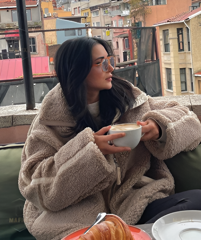 Clydie | Veste Sherpa Douce et Stylée