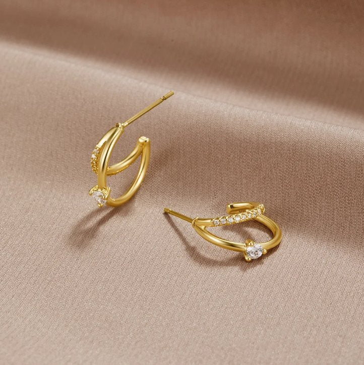 Boucles d'oreilles en cristal Artie