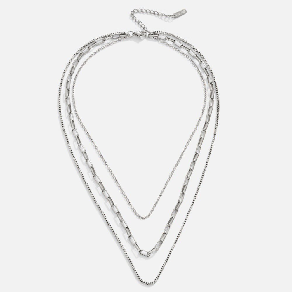 Collier à Chaînes Superposées Miela