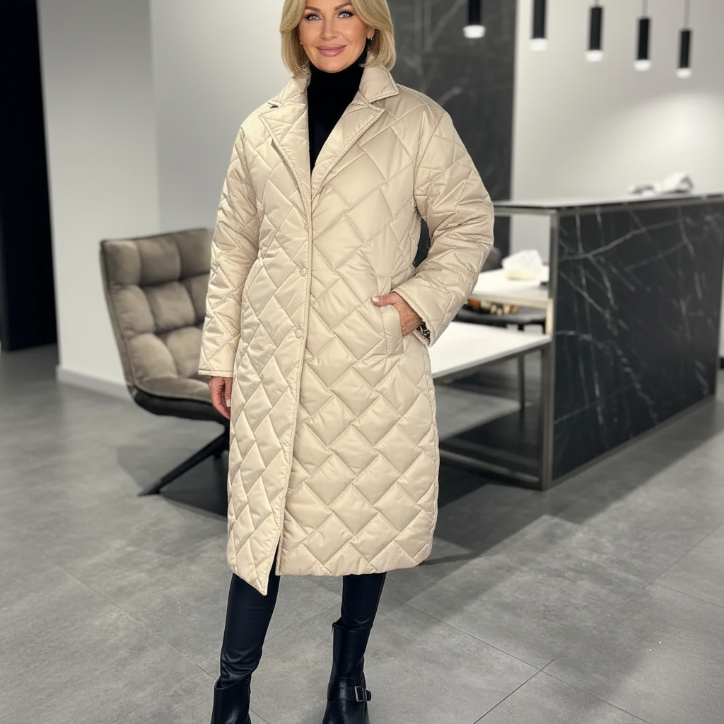 Kensington Luxe™ | Timeless Reversible Quilted Coat