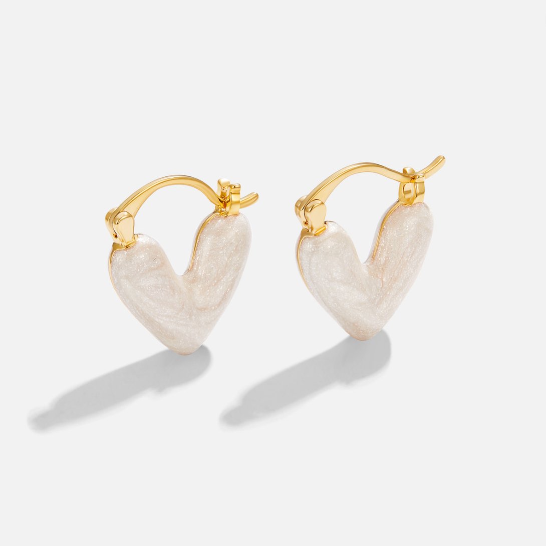 Boucles d'oreilles Cœur Pur