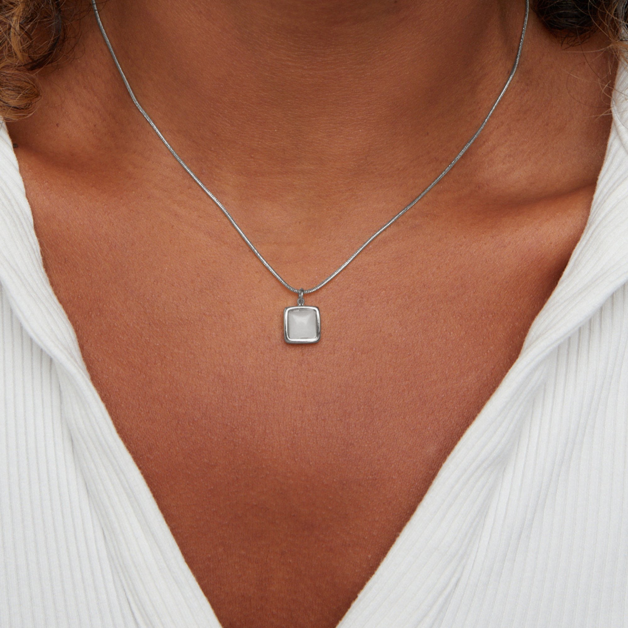 Collier Pendentif Riva Moonstone