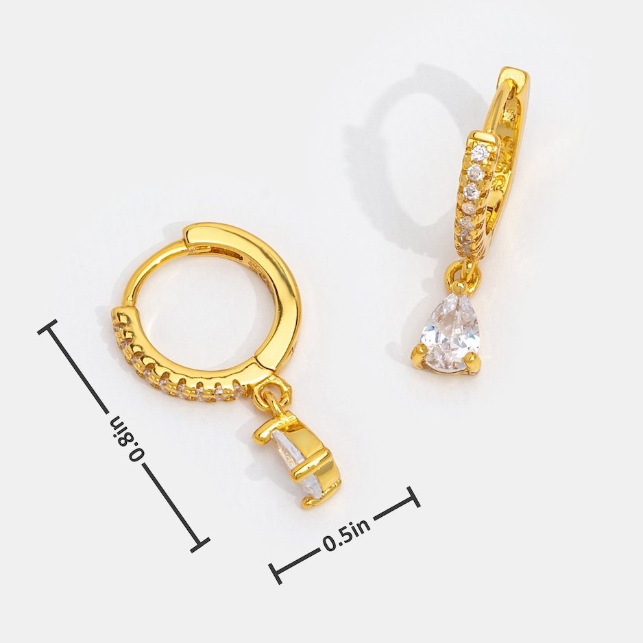 Boucles d'oreilles en cristal premium
