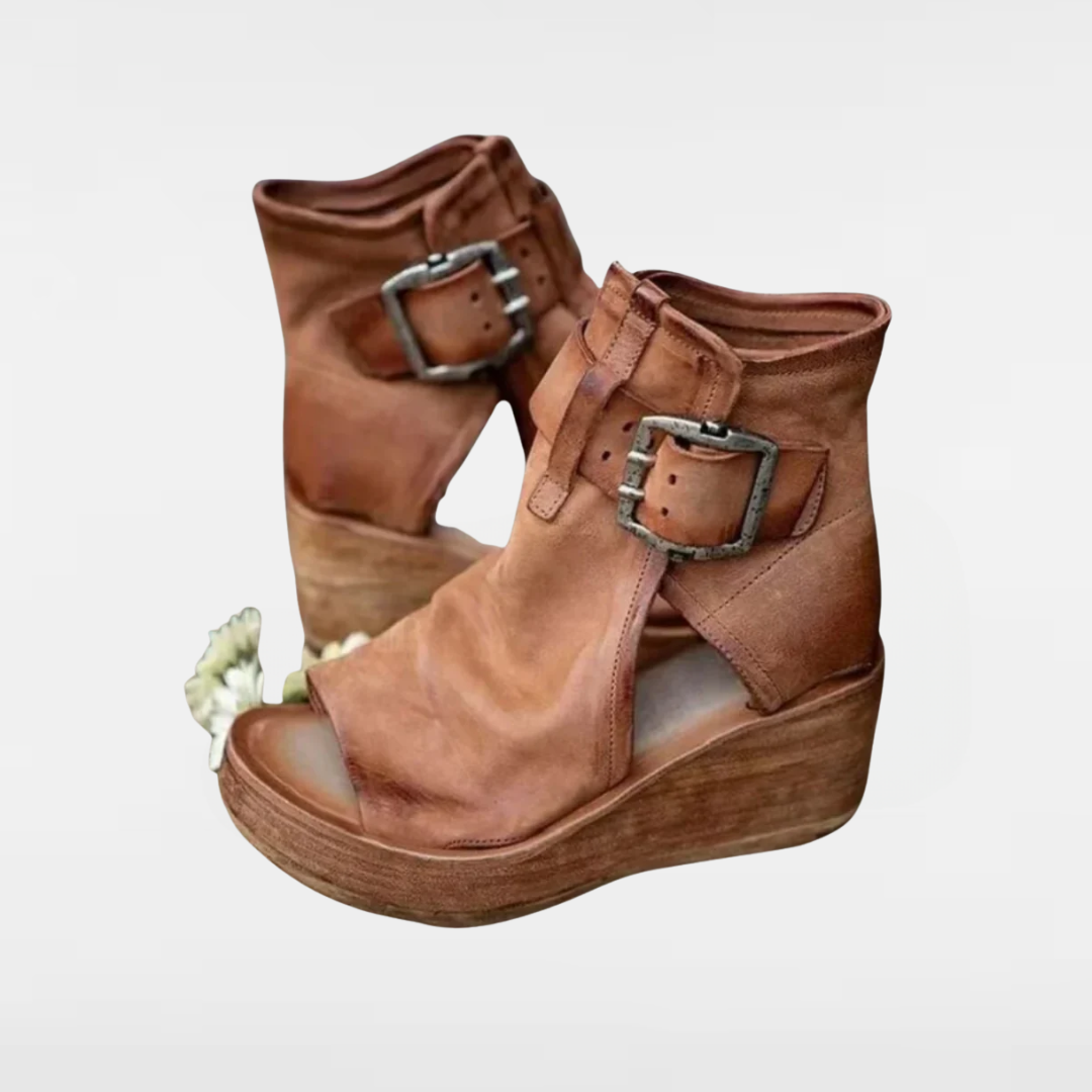Bellarein | Talons compensés à bout ouvert