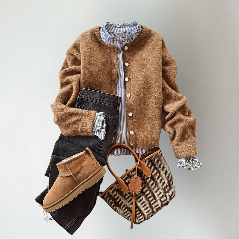 Alina | Veste en tricot confortable