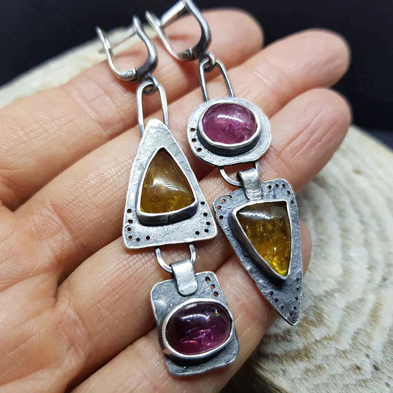 Chic - Boucles d'oreilles triangle vintage