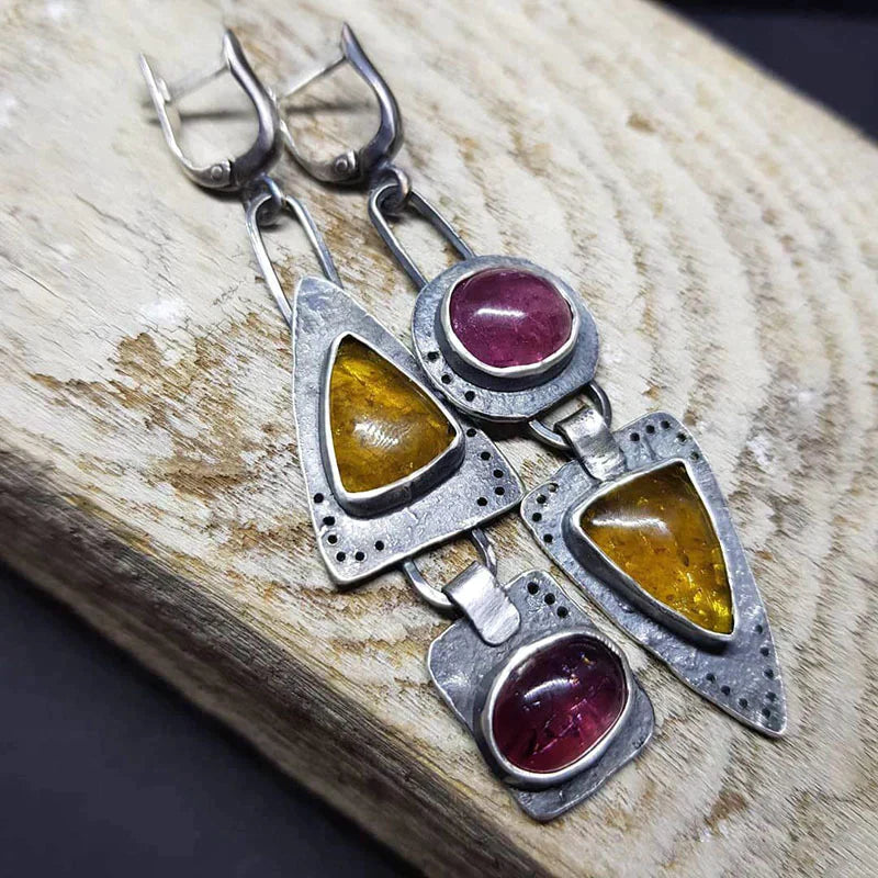 Chic - Boucles d'oreilles triangle vintage