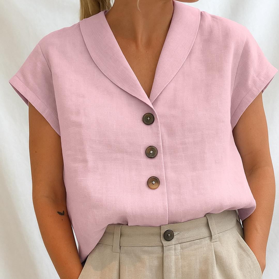 Lois™ - BLOUSE UNIE ÉLÉGANTE
